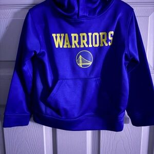NBA Warriors Kids Royal Blue Hoodie